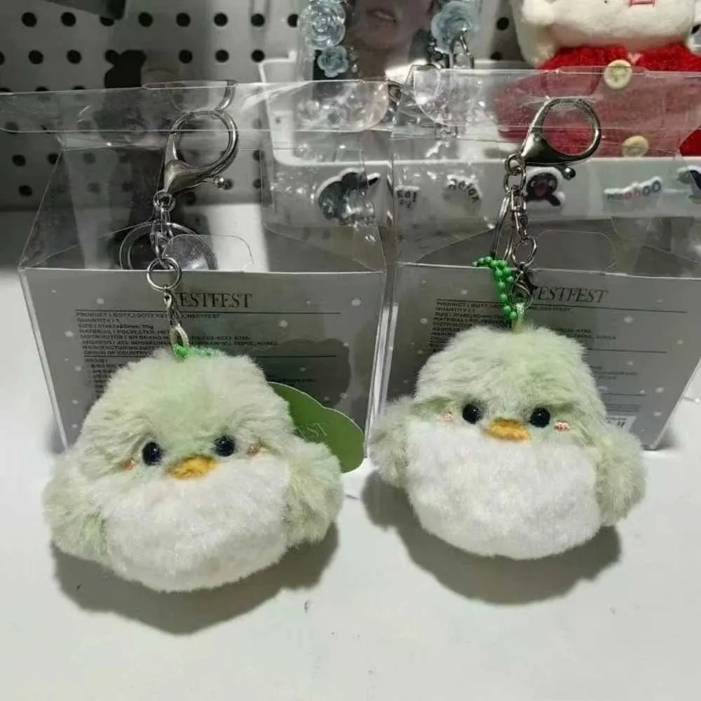 Kpop GOT7 Plush Penguin Keychain 9CM Cute Green From
