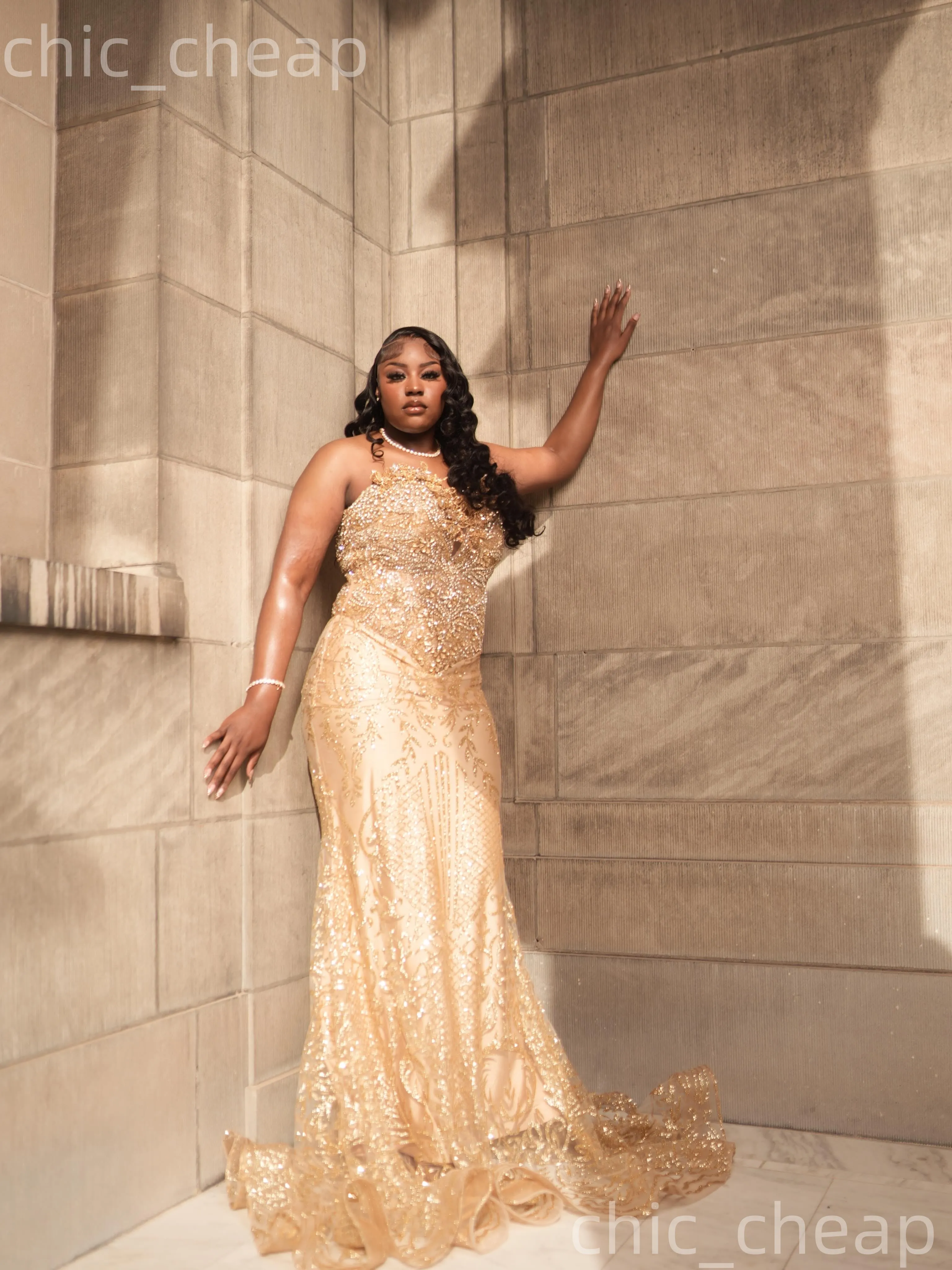 gold prom dress flowers Mermaid Gold Sparkly With Floral... From Chic_cheap, Rs.30,088.08 Product Category:DRESS - MIDI
