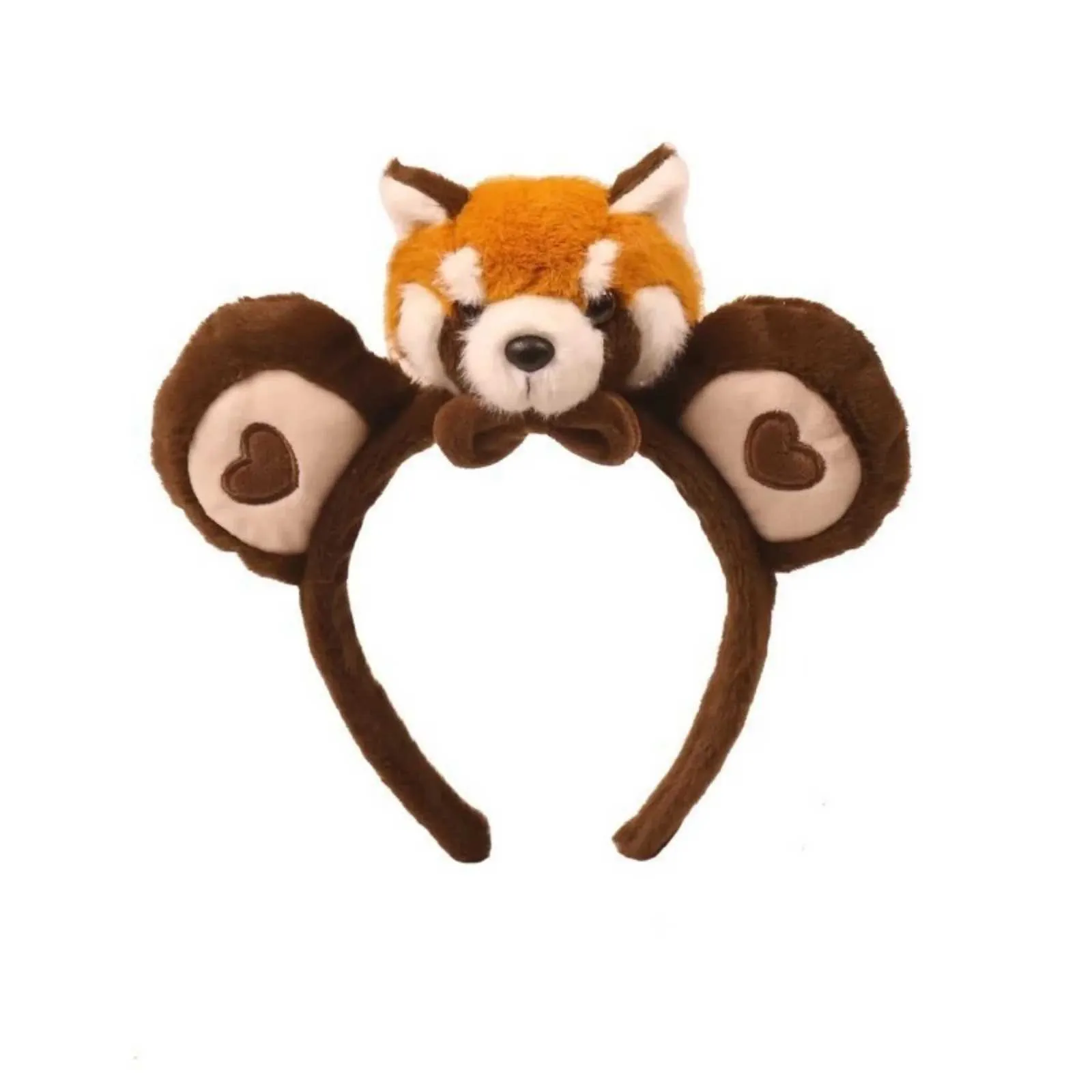 Brown Raccoon Hair Clip Donsje】Josy Special Hairclip Raccoon