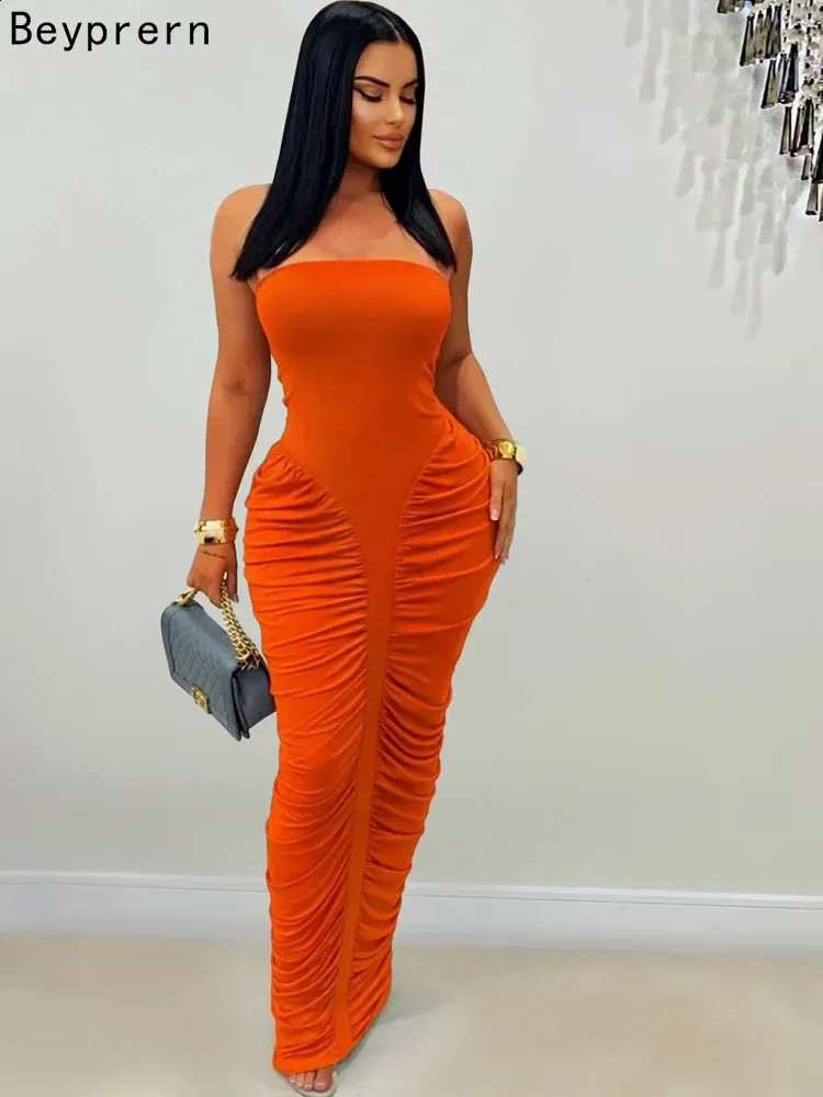 orange ruched dress women sexy Aloruh Burnt Orange And Lily Print Metal Decor Ruched Hem Mini Dress Hawaiian Resort Suitable For Beach Vacation Summer Holiday Outfit Elegant Tropical Sexy