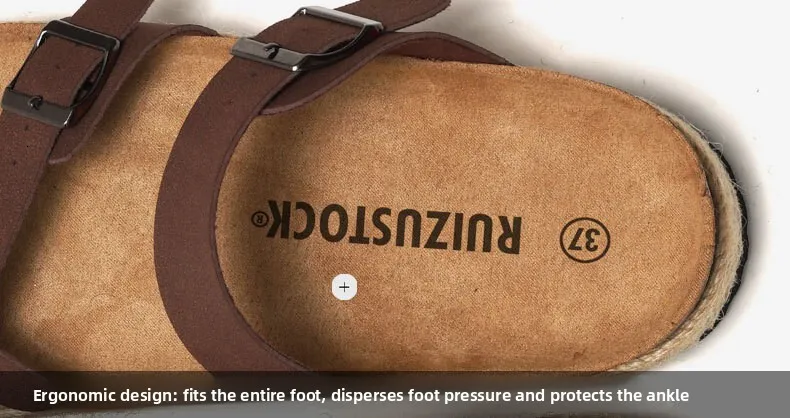 Women's Brown Platform Thong Sandals Leather Wedge Flip Flops_voghion.com