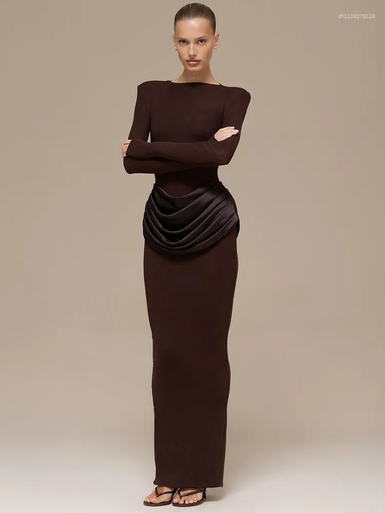 sexy casual maxi dress Women's Sexy Casual Lounge Slip Long Dress Elegant Wedding Guest Sleeveless Backless Ribbed Bodycon Maxi Dresses Black Large