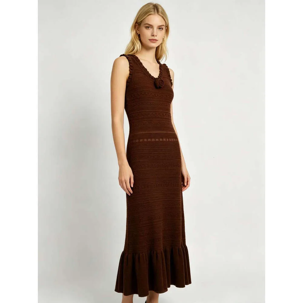 embellished maxi dress in caramel Karsten Edgy Contour Halter Twist Sequin Caramel Maxi Dress
