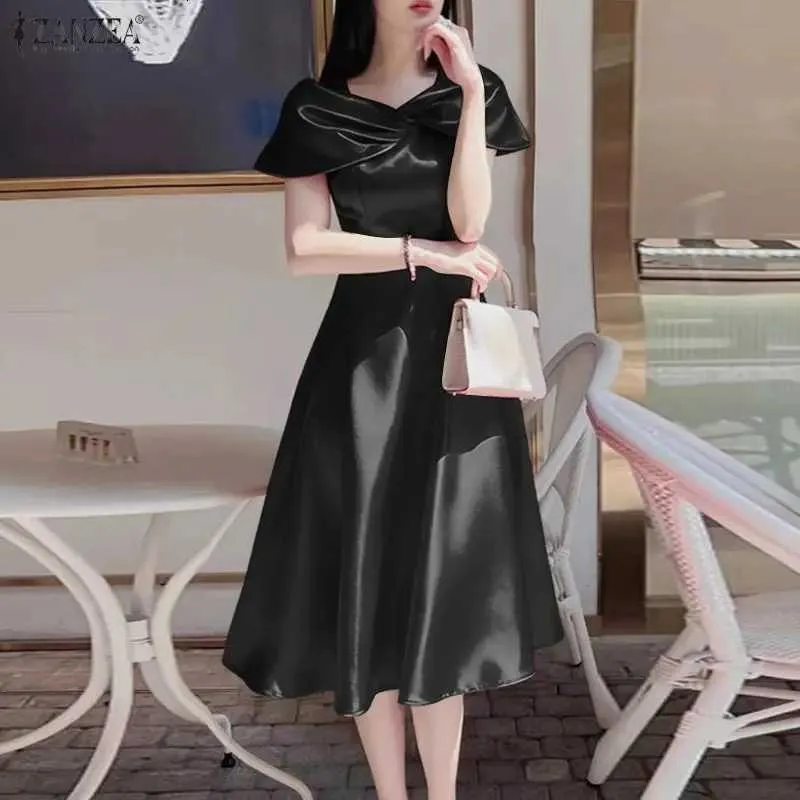 zanzea elegant women dress Stylish And Elegant Womens Mini Peter Pan Collar... From Qida01, Rs.2,193.83 In Bulk
