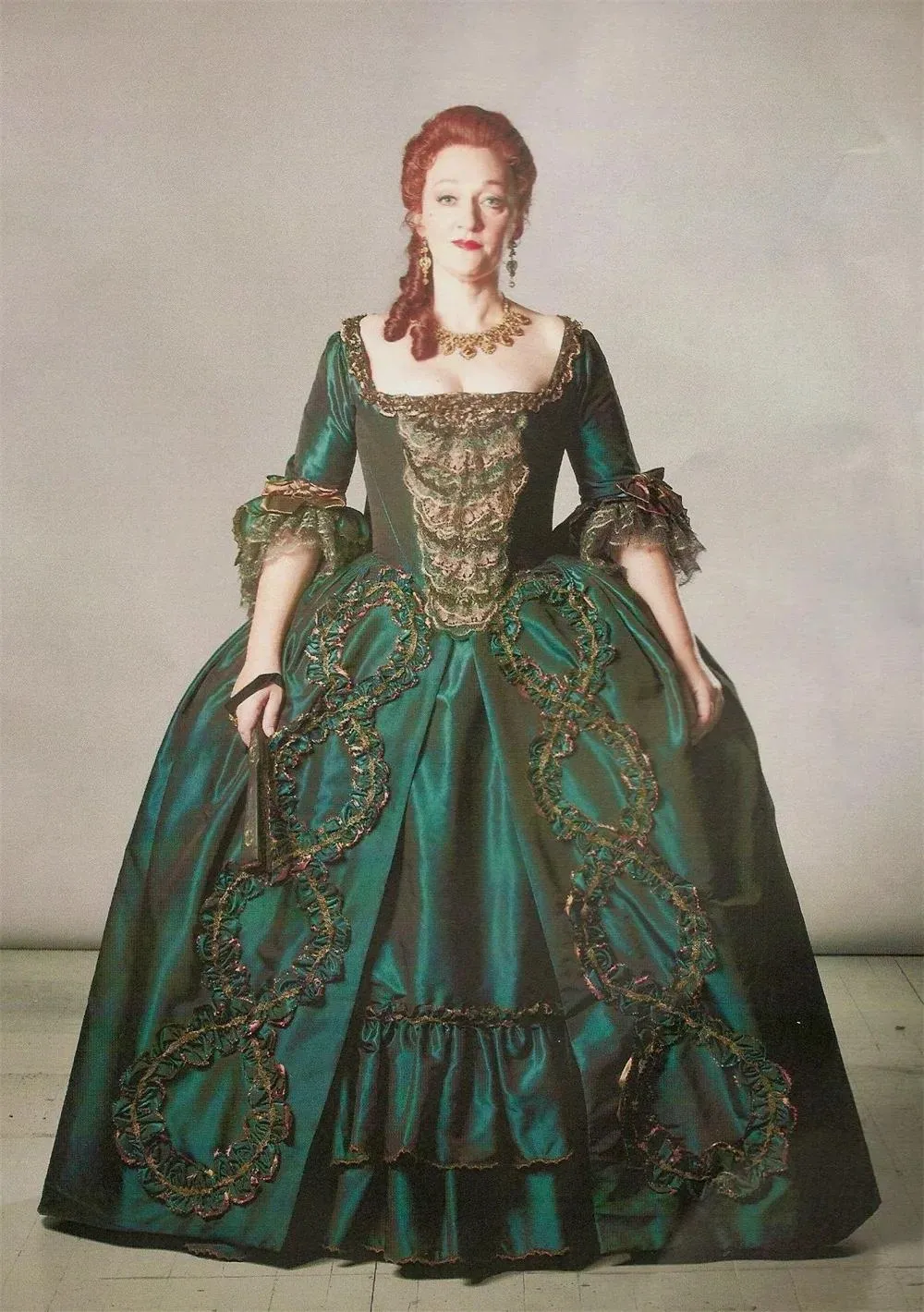 green colonial dress Gothic Victorian Prom Dress, Dark Rococo Gown, 18th Century Duchess Costume, Marie Antoinette Style, Special Occasion Ball Gown dark green fantasy dress