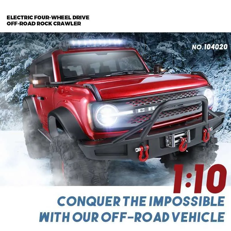 WLtoys 104020 1/10 Profesyonel RC Araba Off Road 4x4 Yi TL7