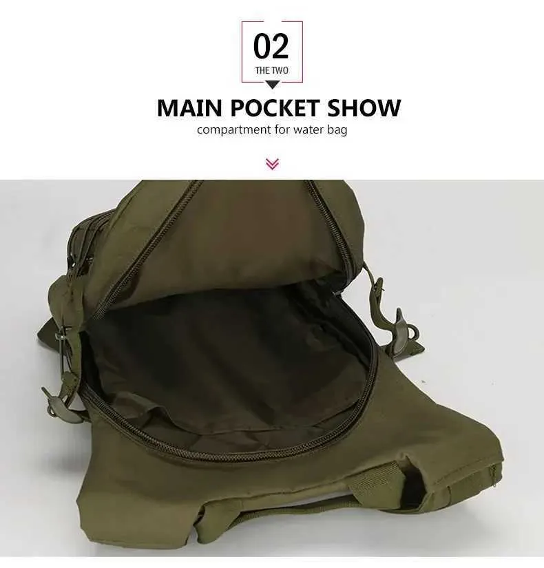 Tactical Molle Backpack 15l Trekking Rucksack For Cycling Hiking_voghion.com