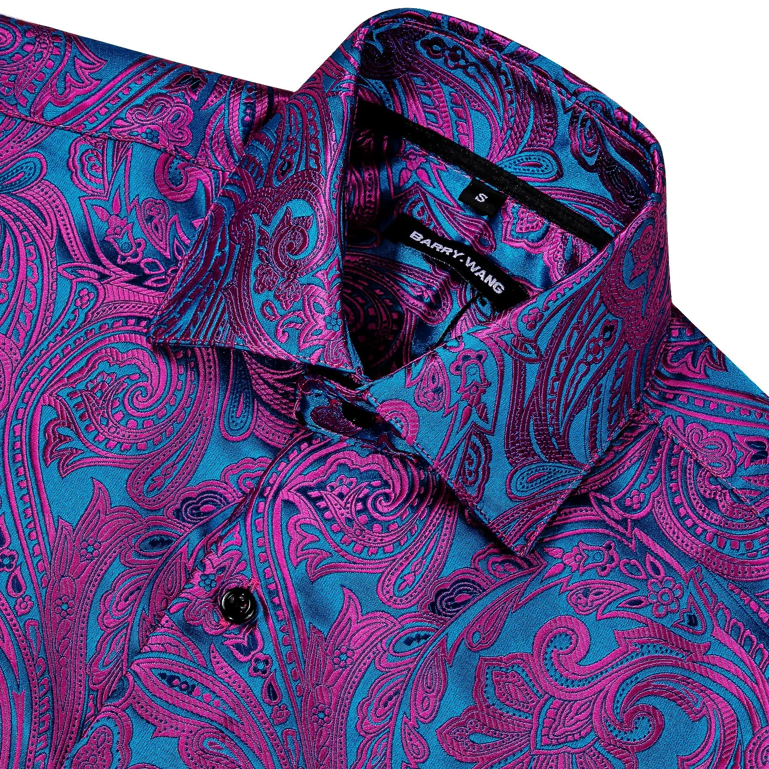 iridescent mens dress shirt Brglopf Button Down Shirts for Men Retro 70s Long Sleeve Metallic Sequin Shirts Turn Down Collar Club Prom Party Dress Shirt