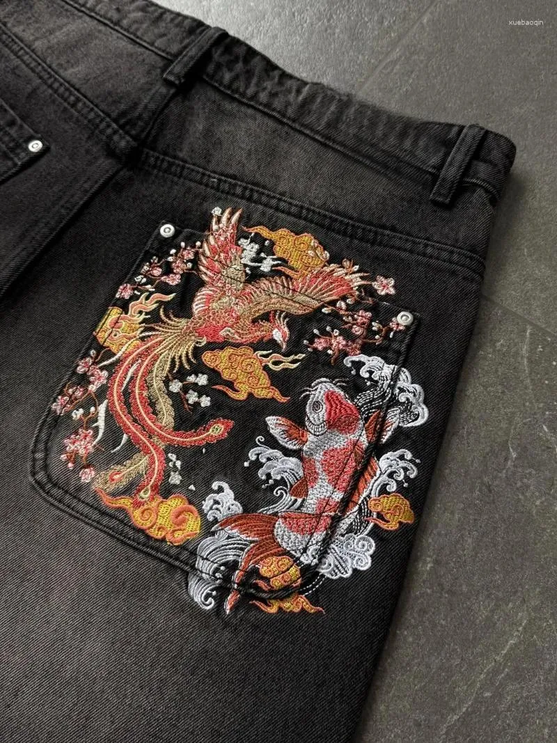 Y2K Retro Harajuku Embroidered Mens Embroidered From Xuebaoqin