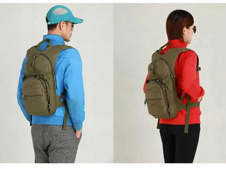 Tactical Molle Backpack 15l Trekking Rucksack For Cycling Hiking_voghion.com