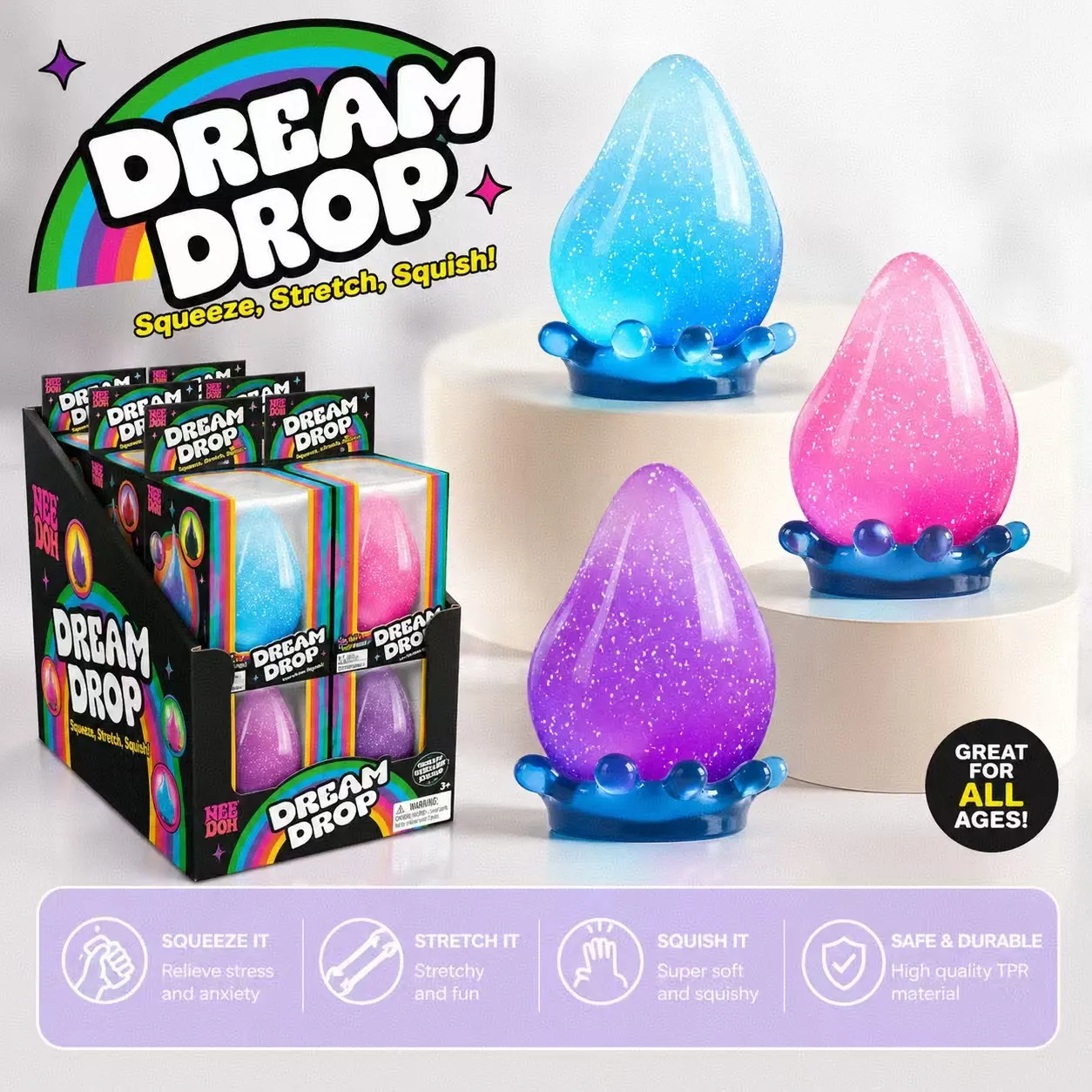 Needoh Dream Drop Squishy Bing Toys 4 Styles For... From Needohs_toys ...