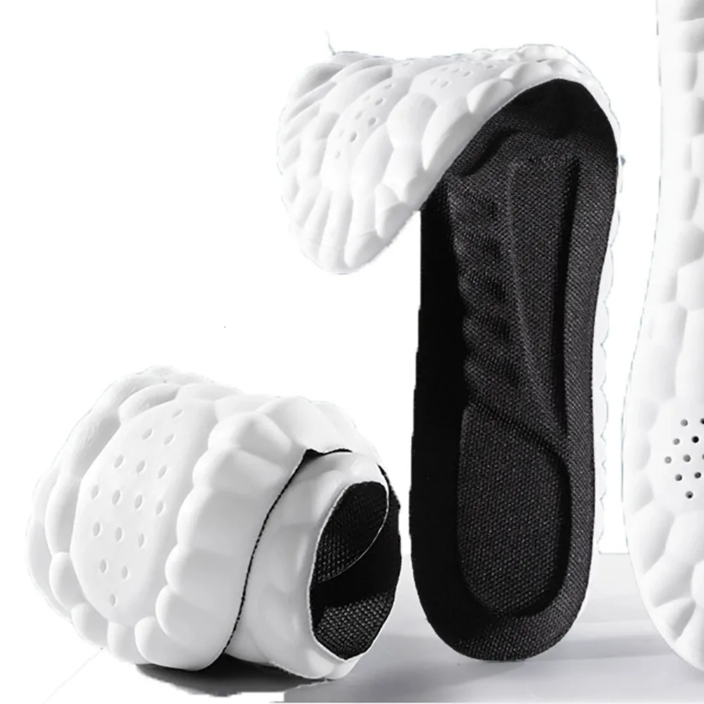 Soft Elastic Shoe Insoles Shock Absorption Breathable Sweat Wearing Comfortable Inserts_voghion.com