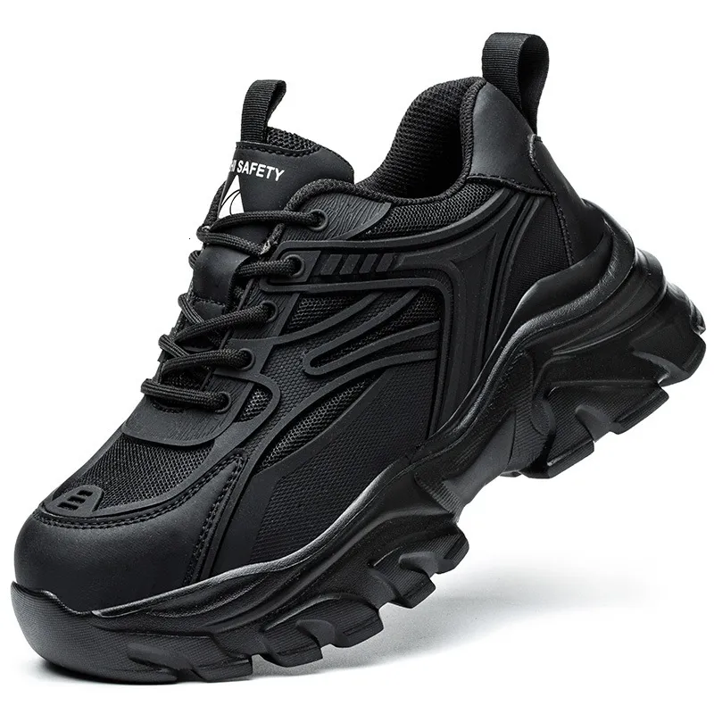 Dameswerkschoenen met stalen neus, anti-impact, verkrijgbaar in diverse kleuren, lichtgewicht, ademend, lekbestendig, antislip en schokabsorberend._voghion.com
