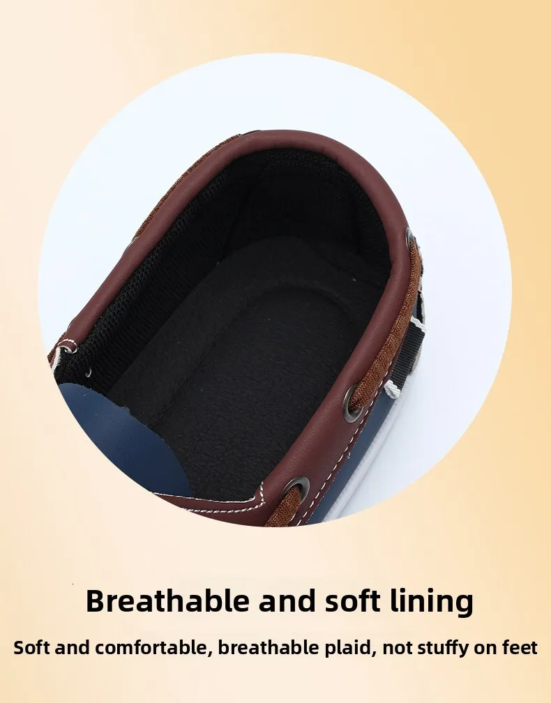 Herren Leder Bootsschuhe Schnürschuh Für Freizeit Und Segeln_voghion.com