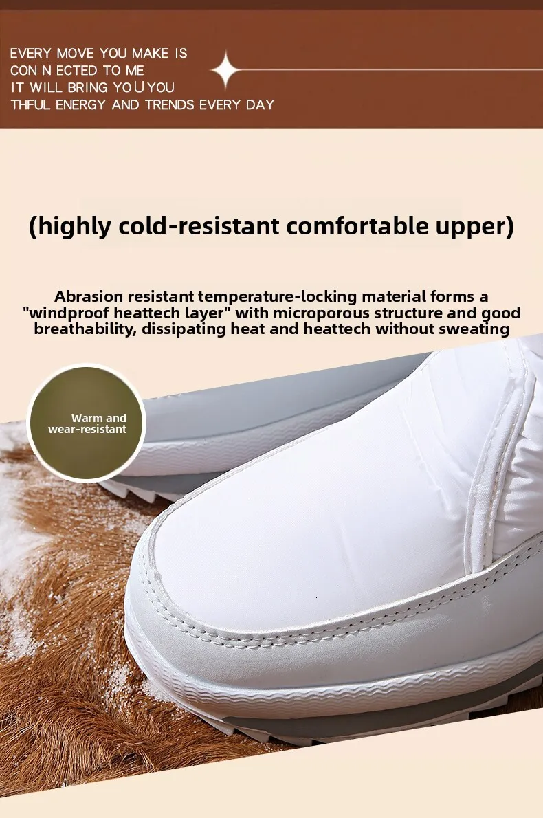 Unisex Winter Schneestiefel Mit Warmfutter Und Reißverschluss_voghion.com