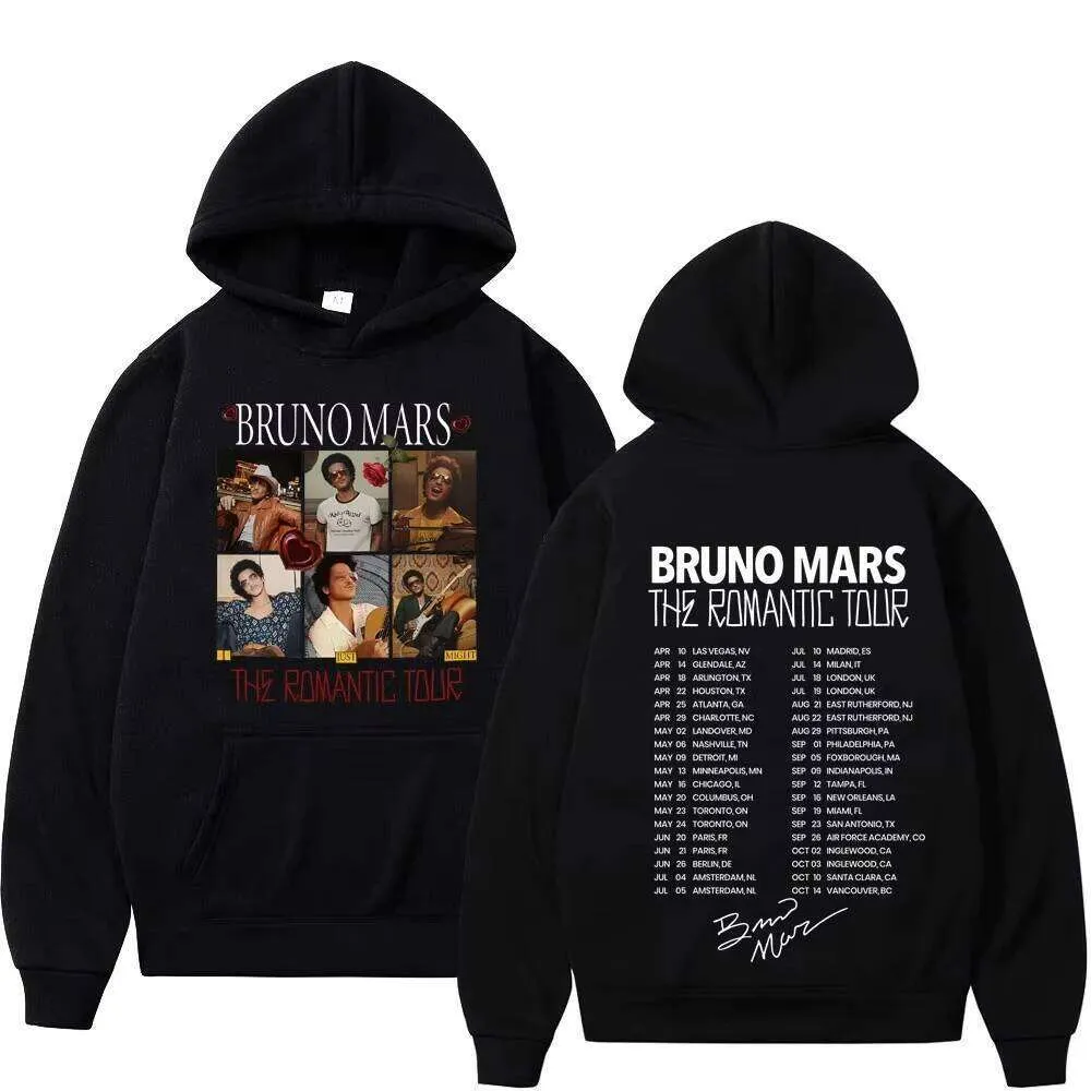 Bruno Mars The Romantic Tour 2026 Jack Jones Hoodie  From