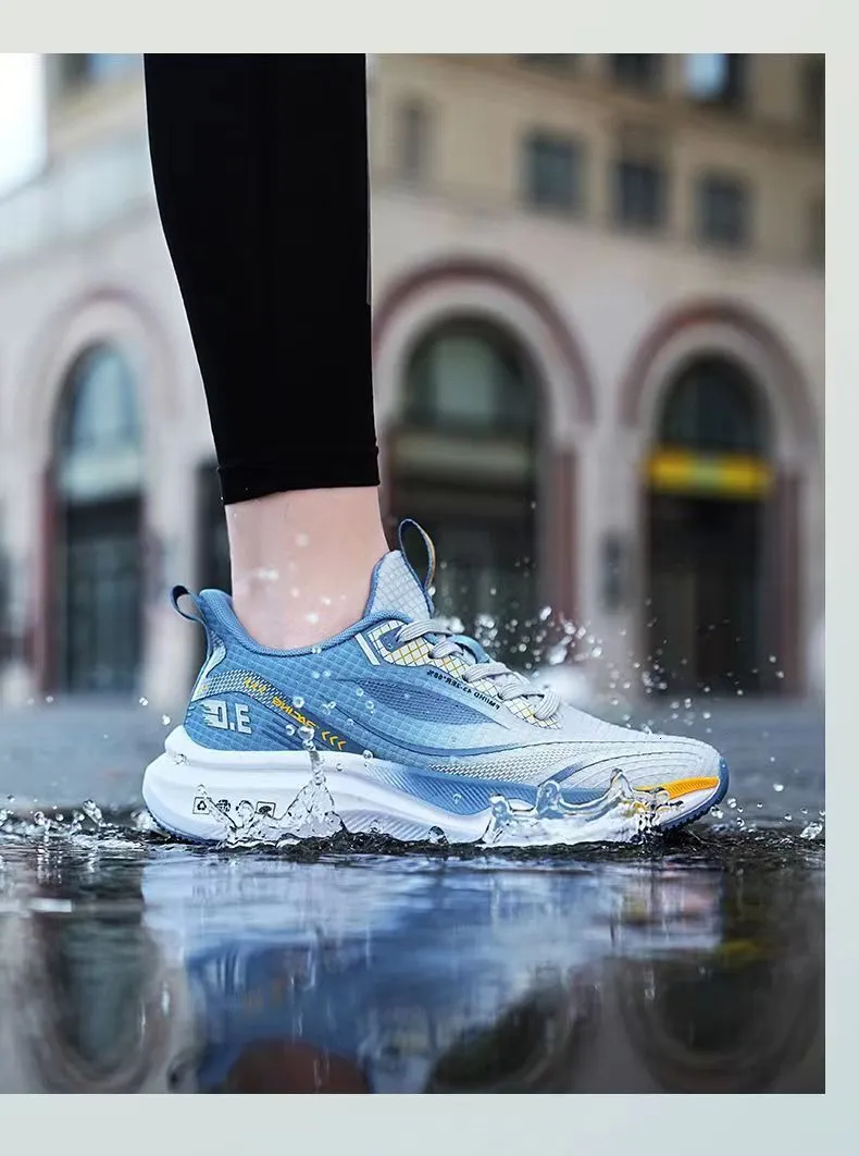 Mens Gradient Mesh Running Shoes Lightweight Breathable Sneakers_voghion.com