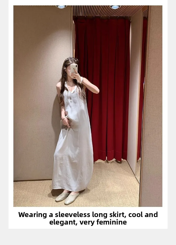 Women's White Leather Mules Square Toe Backless Flat Sandals_voghion.com