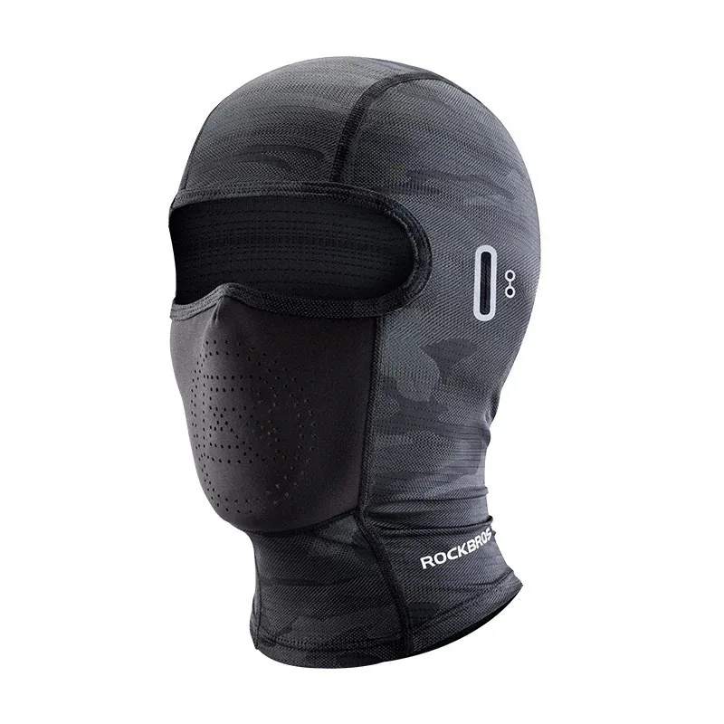 balaclava bike helmet reygeak 2 Pack Skull Cap Liner and Face Mask Tested by accredited institutions in Japan and Korea ROCKBROS Summer Blackstrap Balaclava Breathable,...