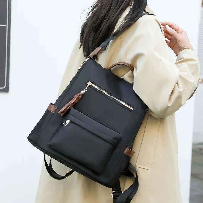 Lightweight Waterproof Nylon Laptop Backpack For... From  display picture 1