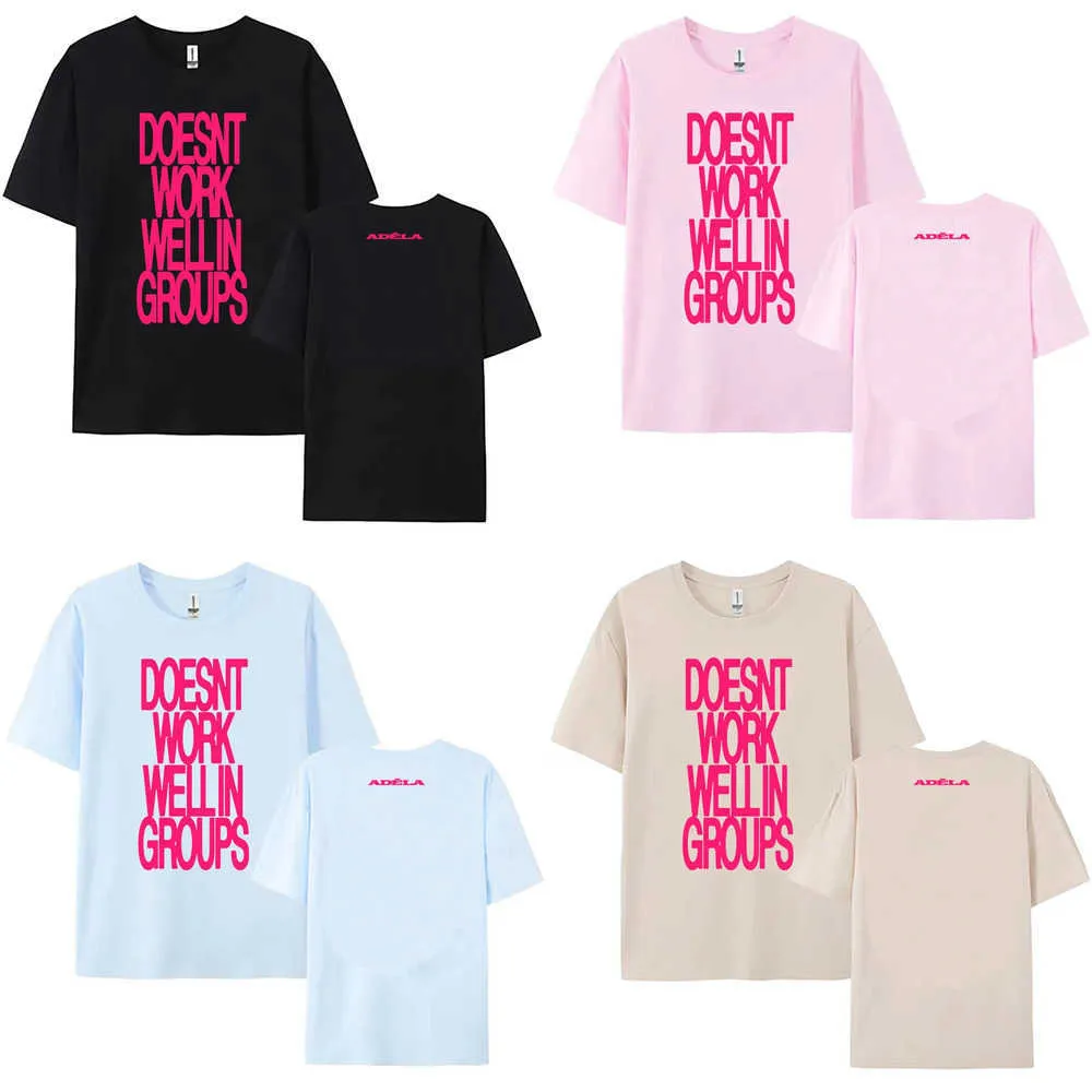 Wholesale ADLA Doesnt Work Well In Groups Tee Short Sleeve From