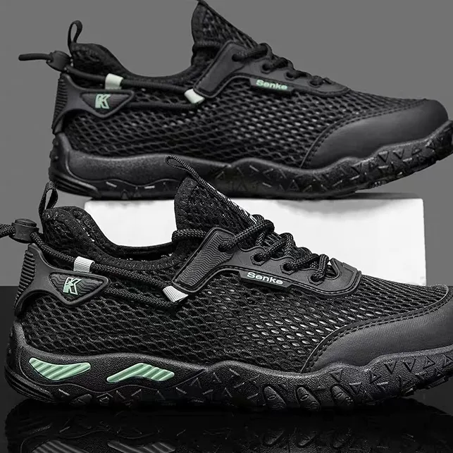 Herren Sommer 2026 Neue atmungsaktive, dünne, geruchshemmende, leichte Mesh-Schuhe mit Lochmuster – ideal für Freizeit, Sport, Laufen und Freizeit._voghion.com