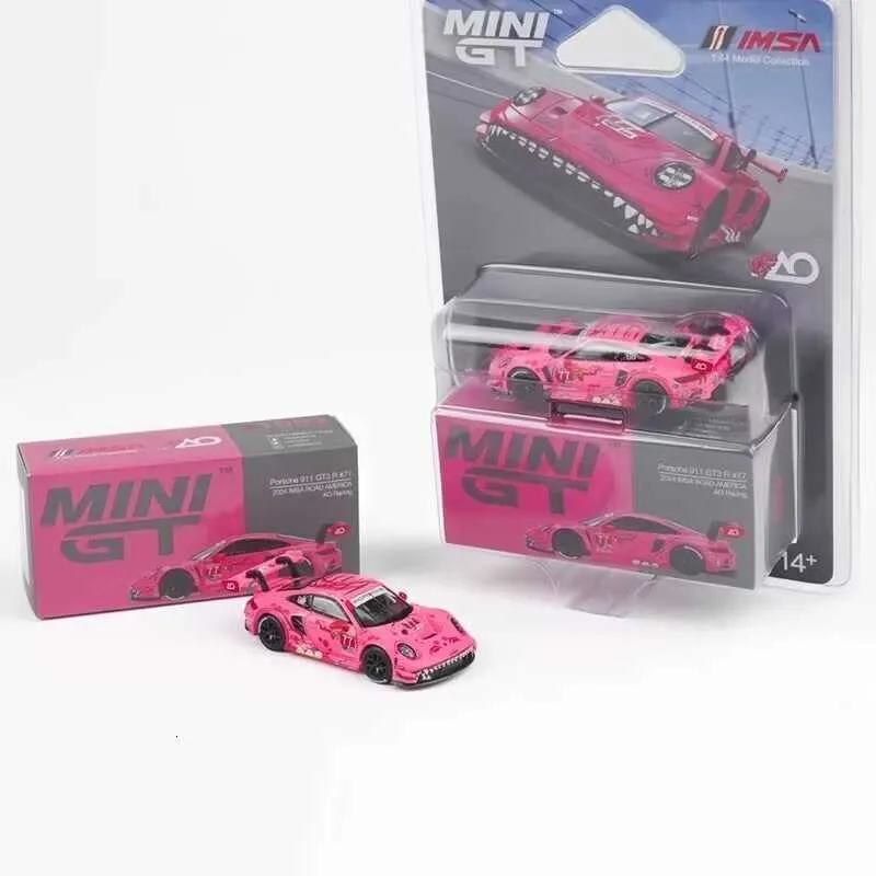 MINIGT 164 1052 Porsche 911 GT3 R Pink Dinosaur From Hulifr, Rs