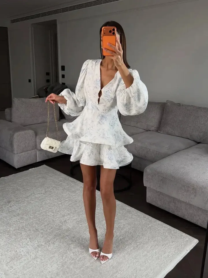 balloon dresses for women Pencil Sheath Sexy Summer Dress Knee Length Sleeves White Bodycon Floral Lace White / L low balloon sleeve dress with bold rose texture balloon: Dresses For Women |