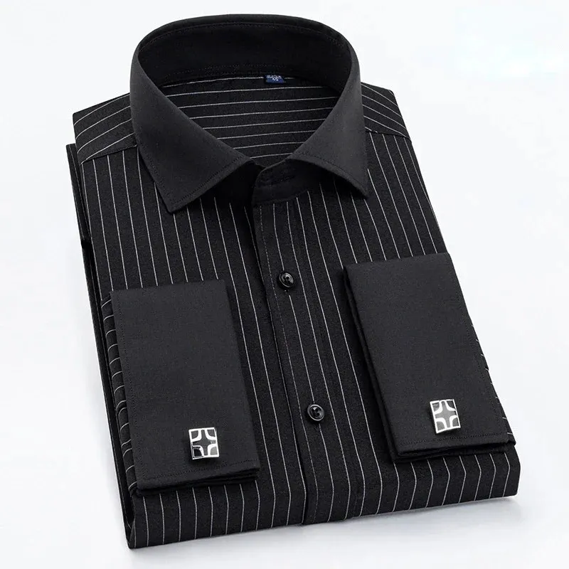 dress shirts with cufflinks GEORGE - Blue Slim Fit Shirt Quality dress shirts Mens Dress Shirts Long Sleeves
