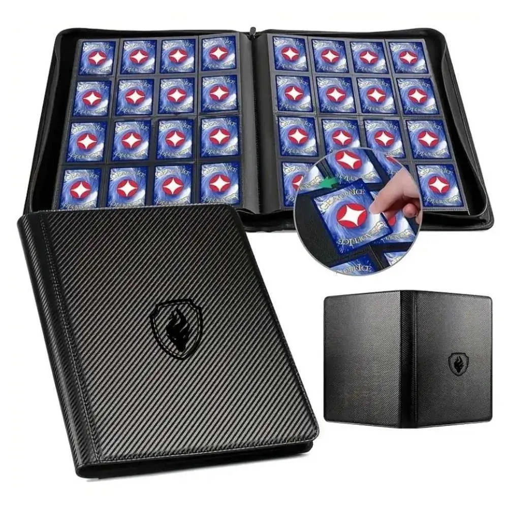 trading card holder binder 12-Pocket XL Green Archival quality pages that are Acid 9 Pockets Card Binder with