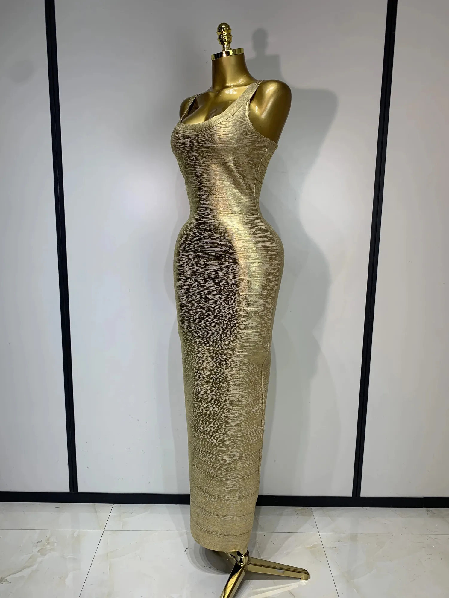 gold bandage dress maxi Womens Sexy V Neck Bodycon ... From Fan02, Rs.6,544.71 Sets