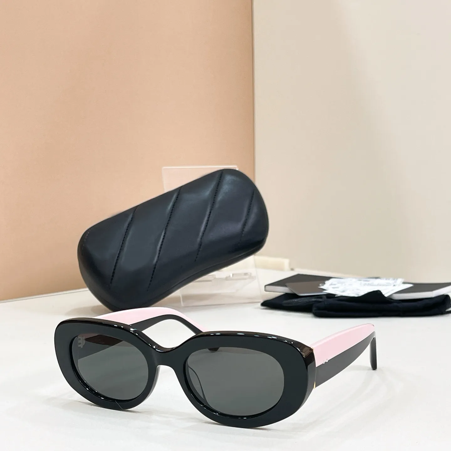 Bebe Metal Cat-Eye w/ Swarovski Crystal Jet Black Women’s Sunglasses Sunglasses, Cat-eye shape, SK6061U, Black | Swarovski main image 3