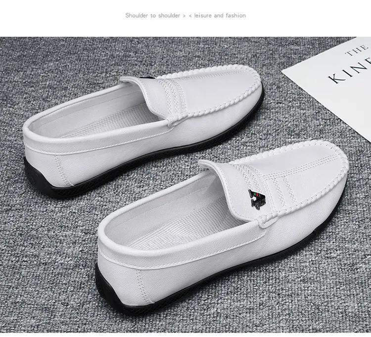 Schwarze Herren Slipper Aus Leder Für Büro Und Alltag_voghion.com