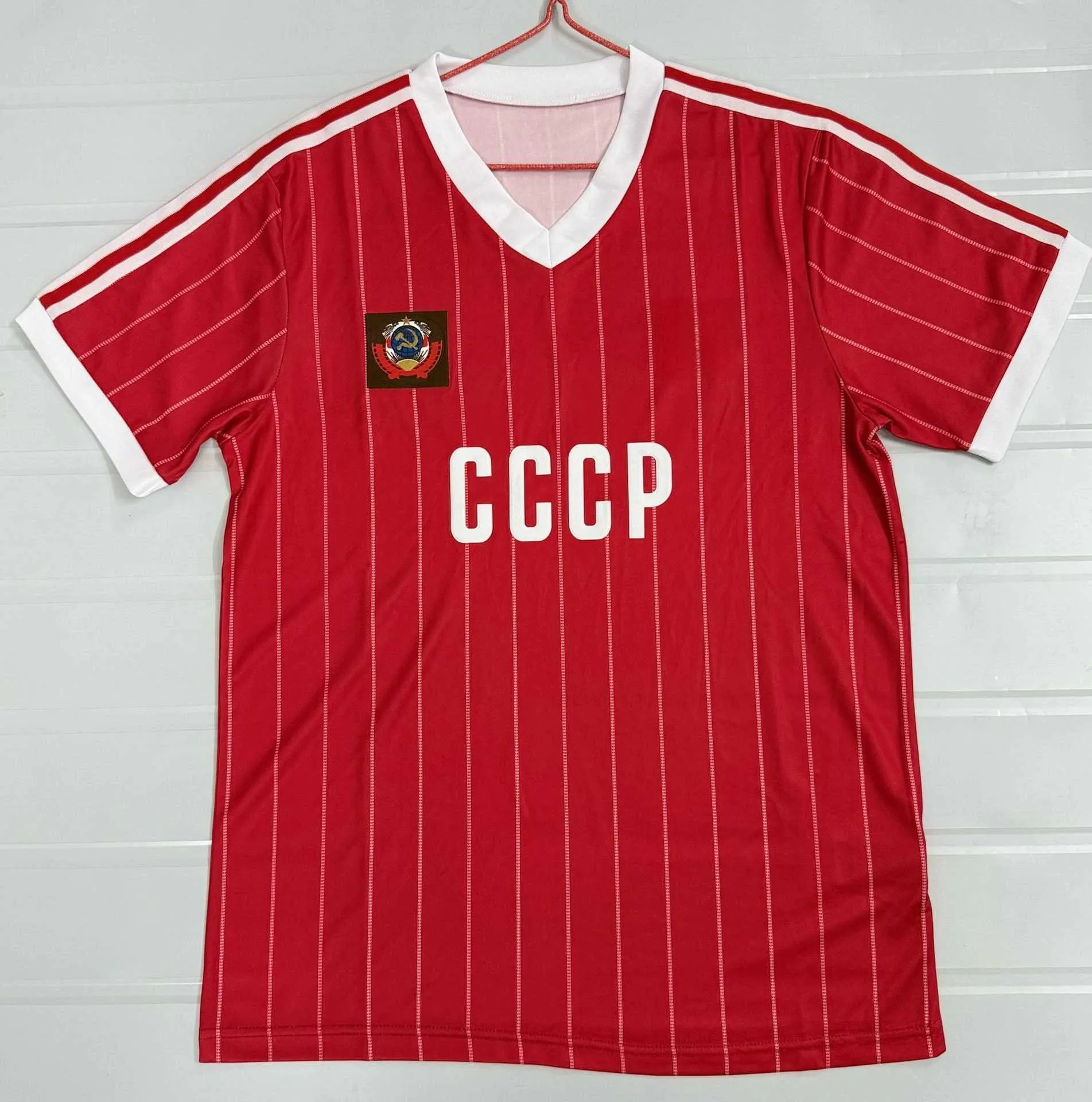Wholesale Soviet Union Football Fan Version Short Sleeved From