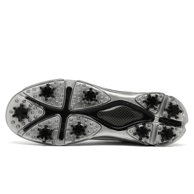 Professional Waterproof Leather Spiked Golf Shoes For Men_voghion.com