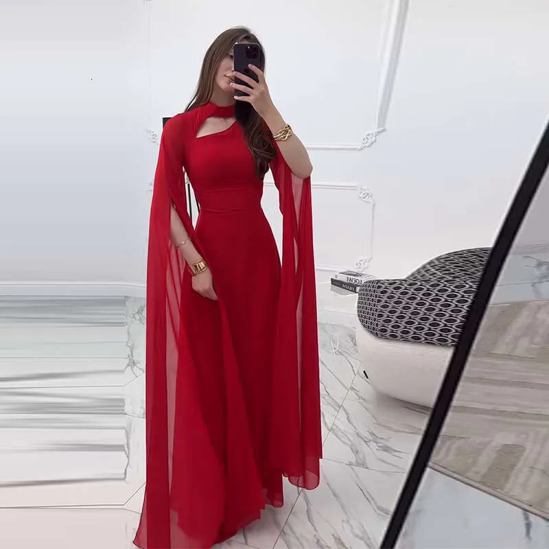 2025 New European and American Amazon Cross-Border Foreign Trade Women's Fashion Sexy Slim Fit Elegant Long Sleeve Dress