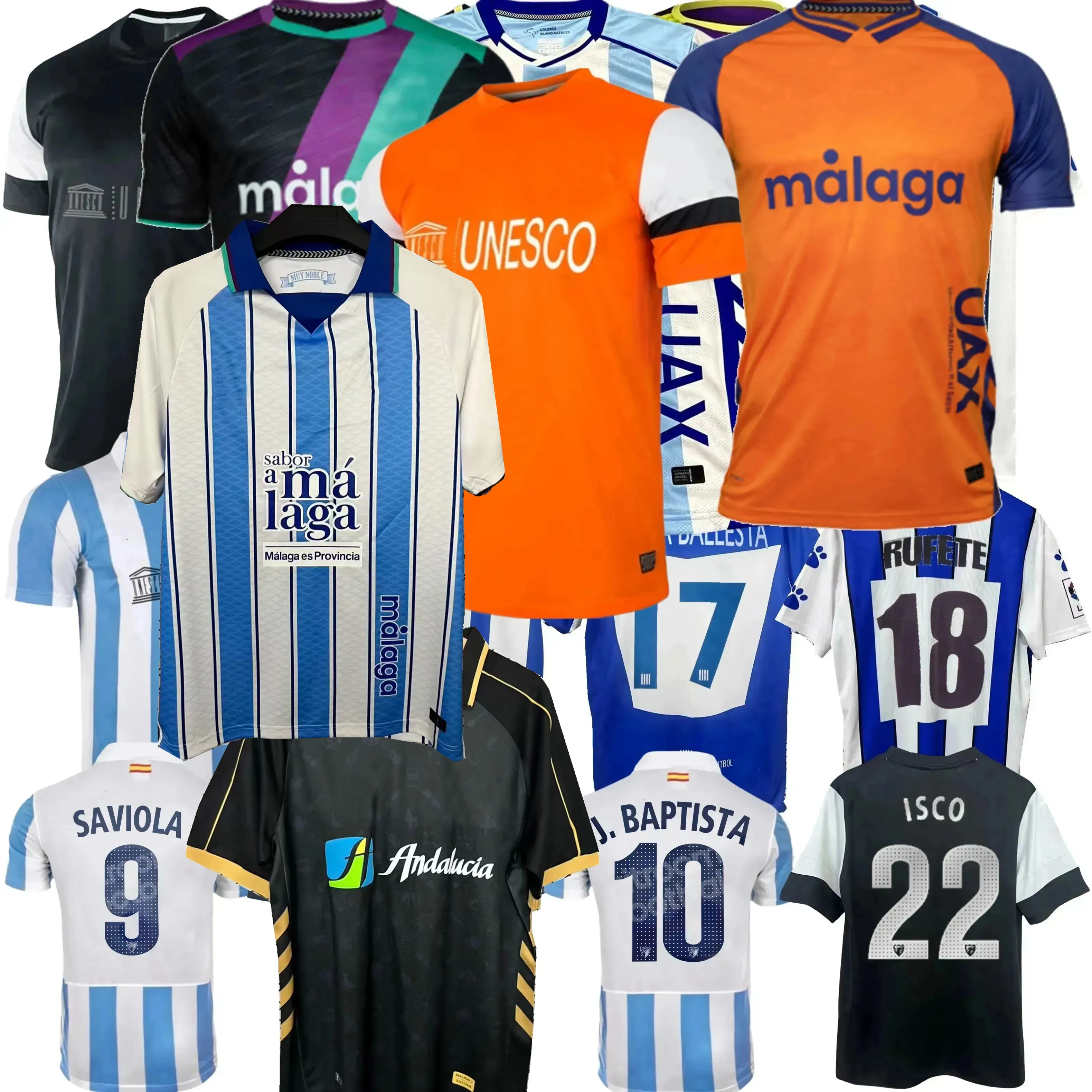 新品　NEW マラガ　MALAGA XLsize football Malaga Soccer Jerseys 2025 Mens & Kids Football From