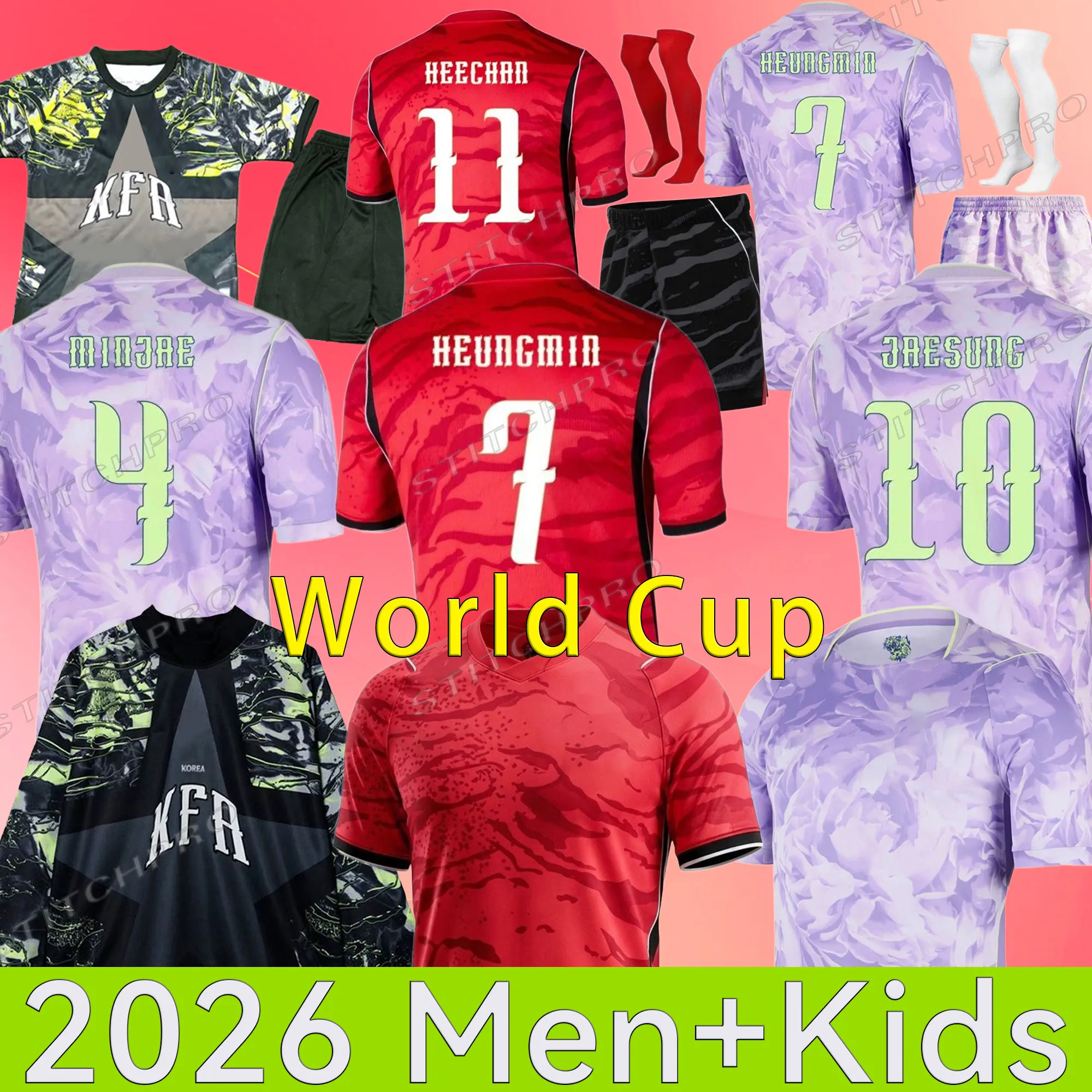 HEUNGMIN South Korea 2026 Soccer Jerseys Player Fans From