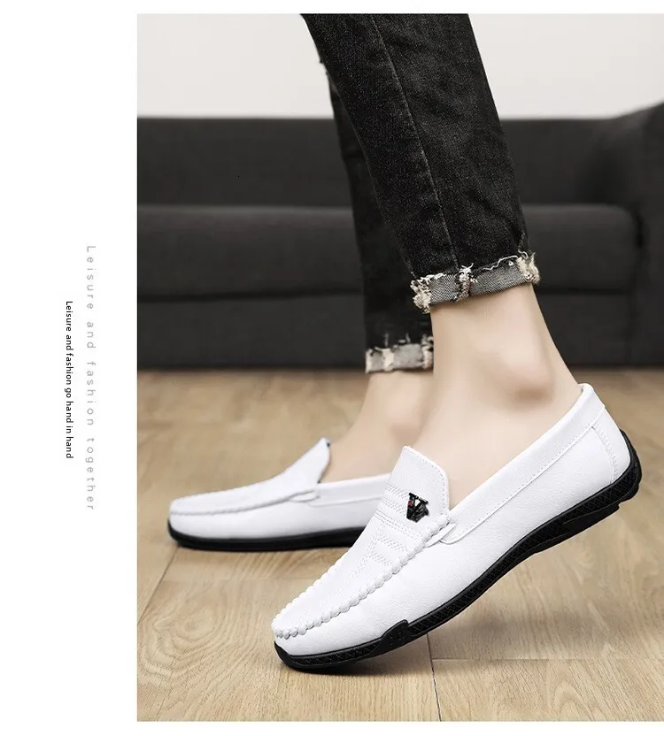 Schwarze Herren Slipper Aus Leder Für Büro Und Alltag_voghion.com