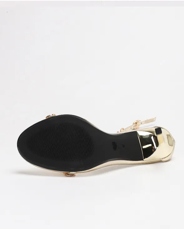 Purple Gold Stiletto Sandals With Rhinestones For Party Wedding_voghion.com