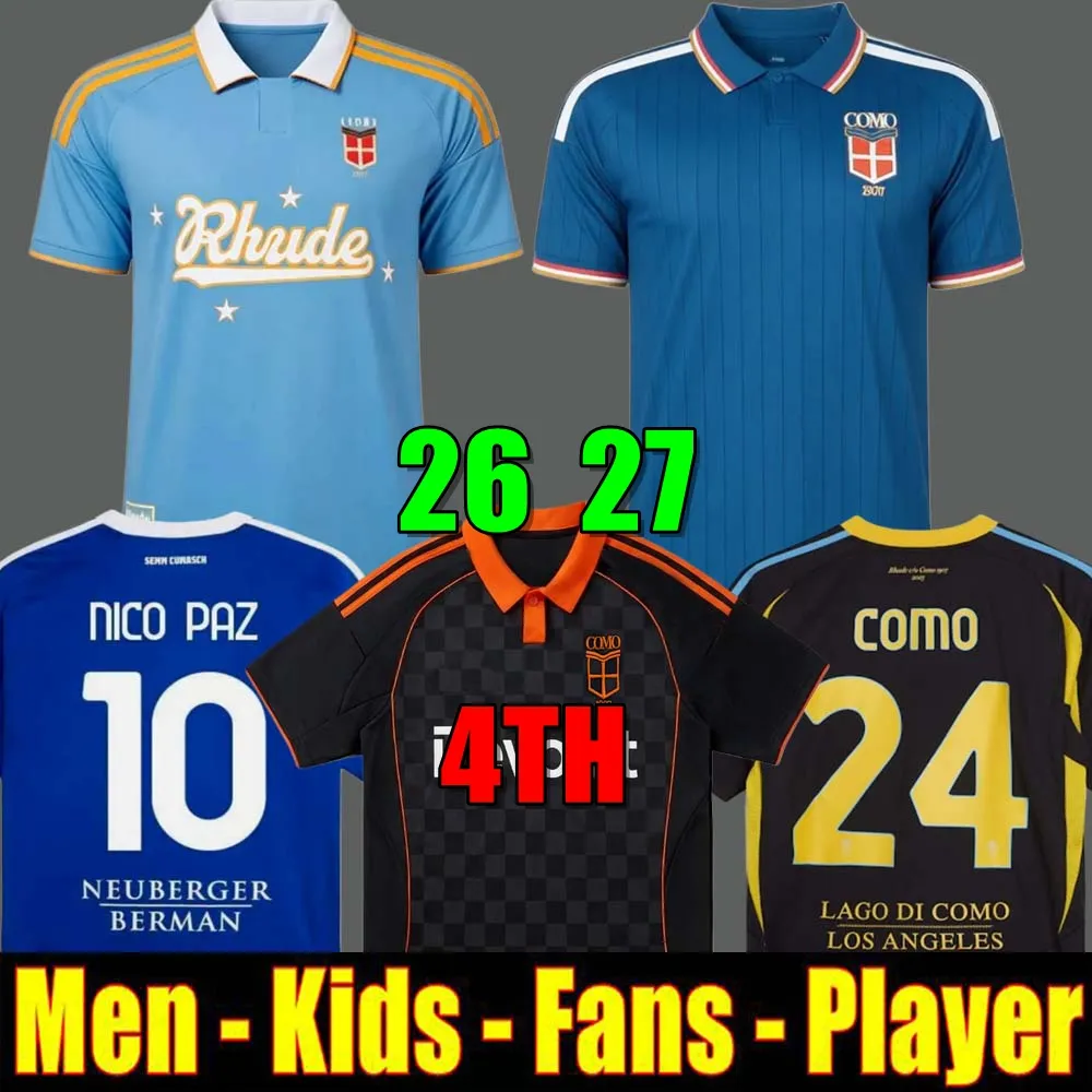 26 27 Como Soccer Jerseys 2025 2026 NICO PAZ PERRONE From 6,94
