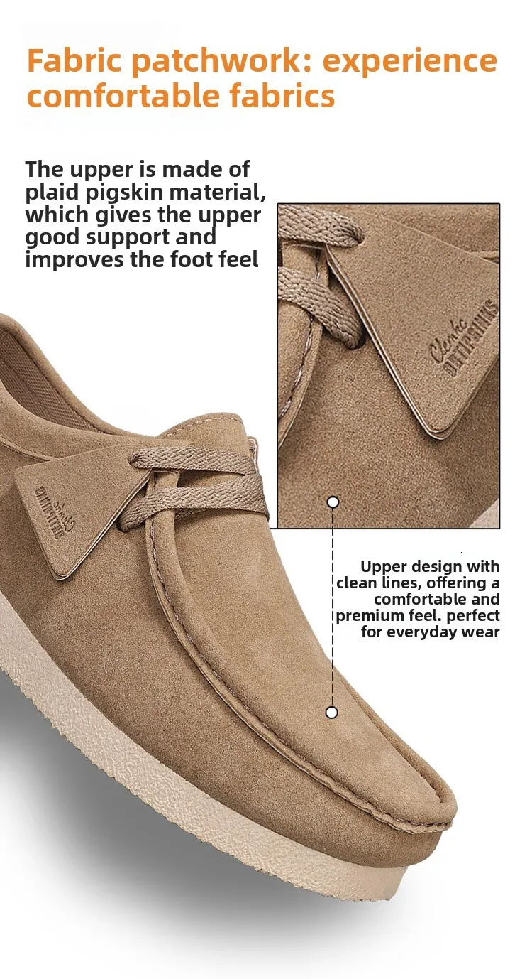 Herren Suede Slipper Leder Freizeitschuhe Bequeme Sneaker_voghion.com
