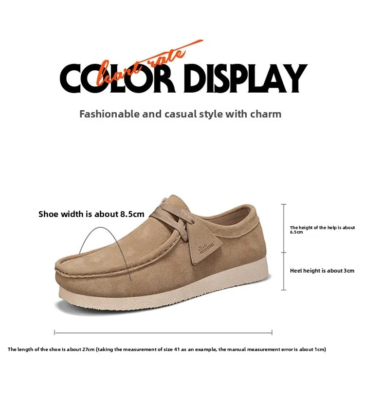 Herren Suede Slipper Leder Freizeitschuhe Bequeme Sneaker_voghion.com