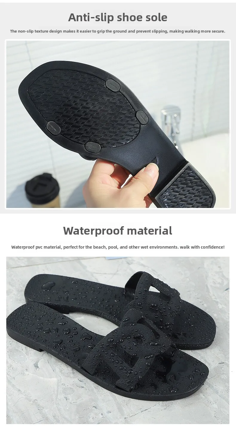 Women's Multi Colour Intertwined Strap Slide Sandals Flat Sole_voghion.com