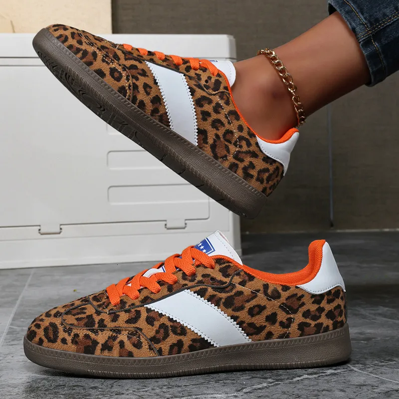 Damen Retro Zebra Sneaker Mit Gummisohle Und Rutschfester Sohle_voghion.com