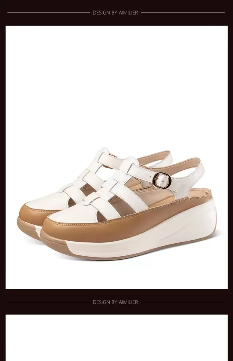 Damen Plateau Gladiator Sandalen Mit Keilabsatz Für Sommer_voghion.com