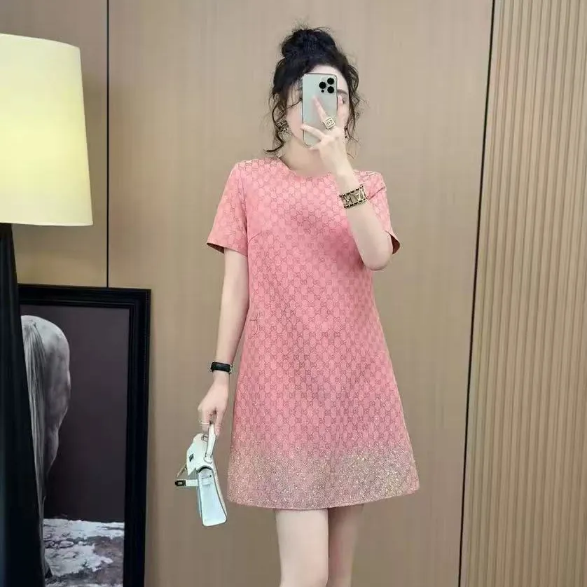 womens printed chain dress casual New Fashion Summer Women Casual 3D Print Sexy Dress Chain Beach V-Neck Sundress