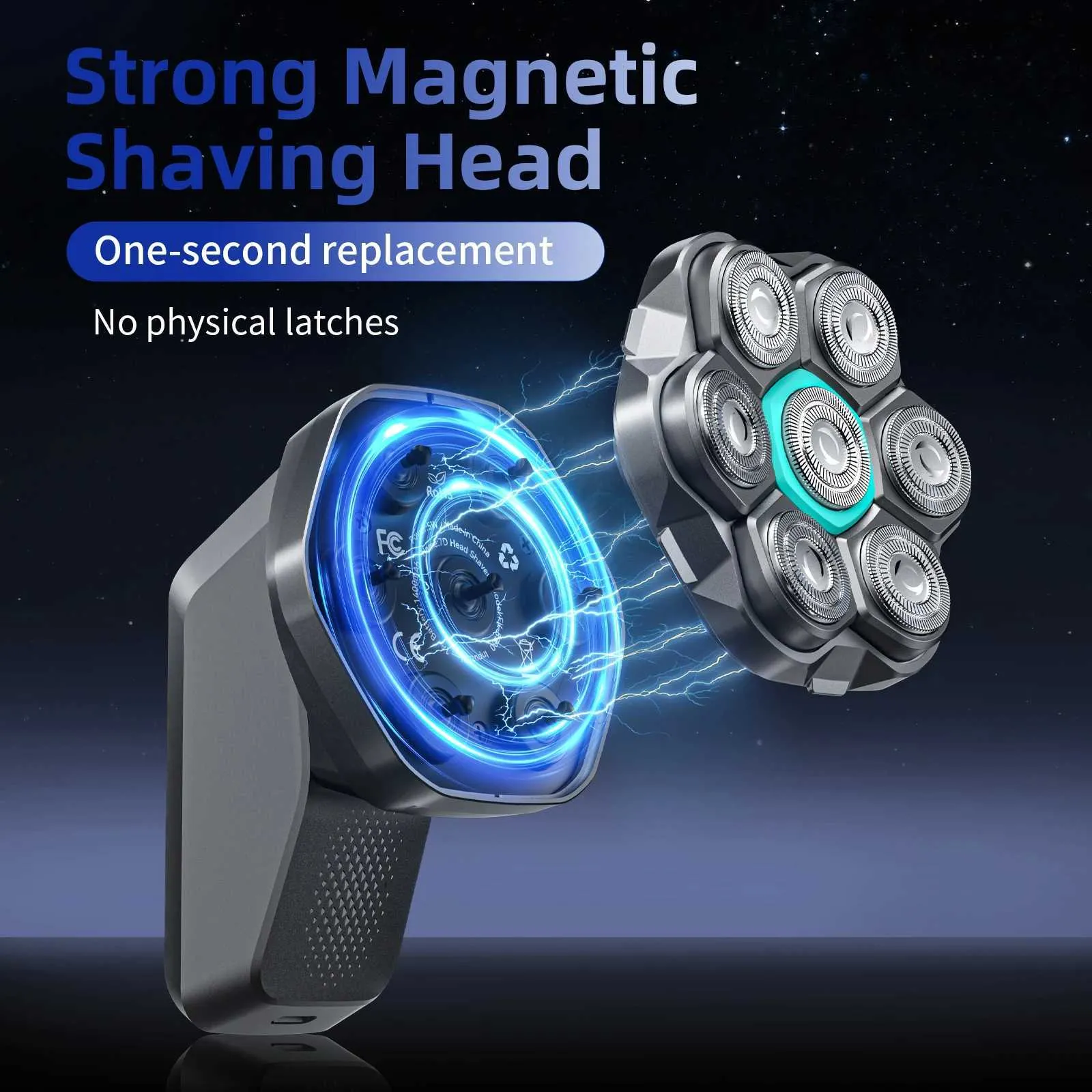Kensen S32 7D Electric Shaver For Men, Floating Blade | DHgate