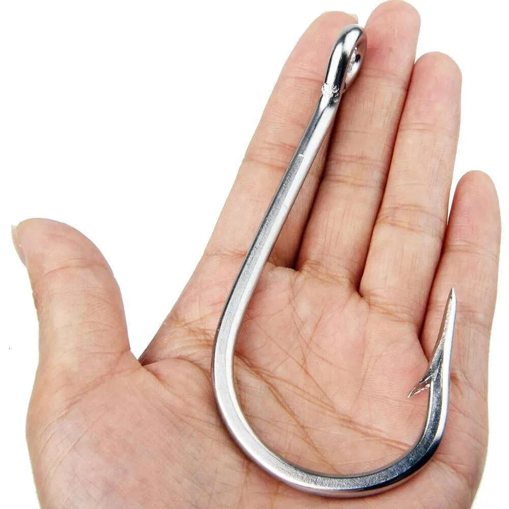 big shark fishing hooks 18/0 Circle hook Mustad 39960 Large Hook Game Tackle Extra heavy gauge Stainless Steel Fishing Hooks 8