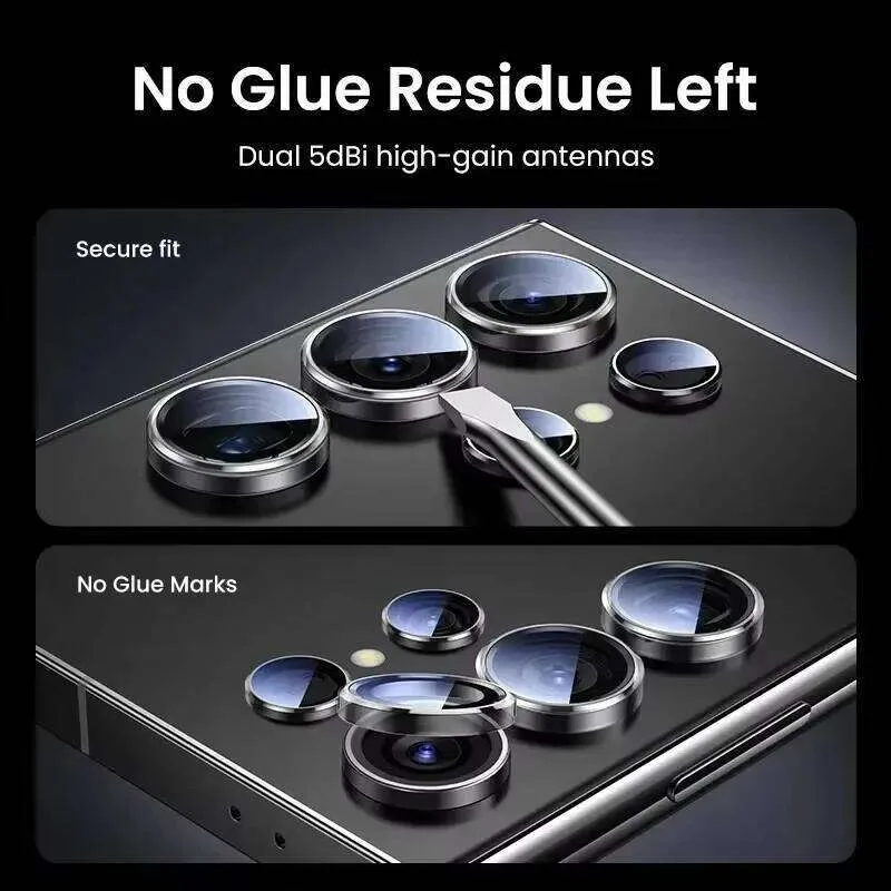 Full Cover Glass Lens Metal Clear Silicone Ring... From Dh912603111, $8 ...